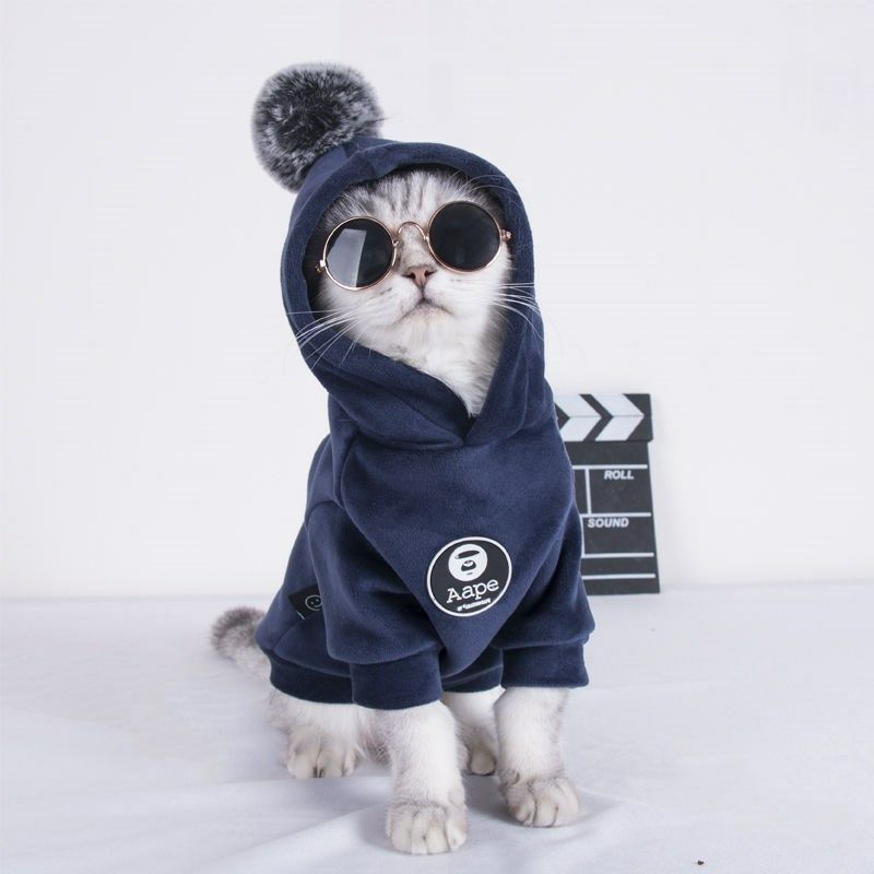 Pet Cat Hooded Sweater - SNUGGLELOVE