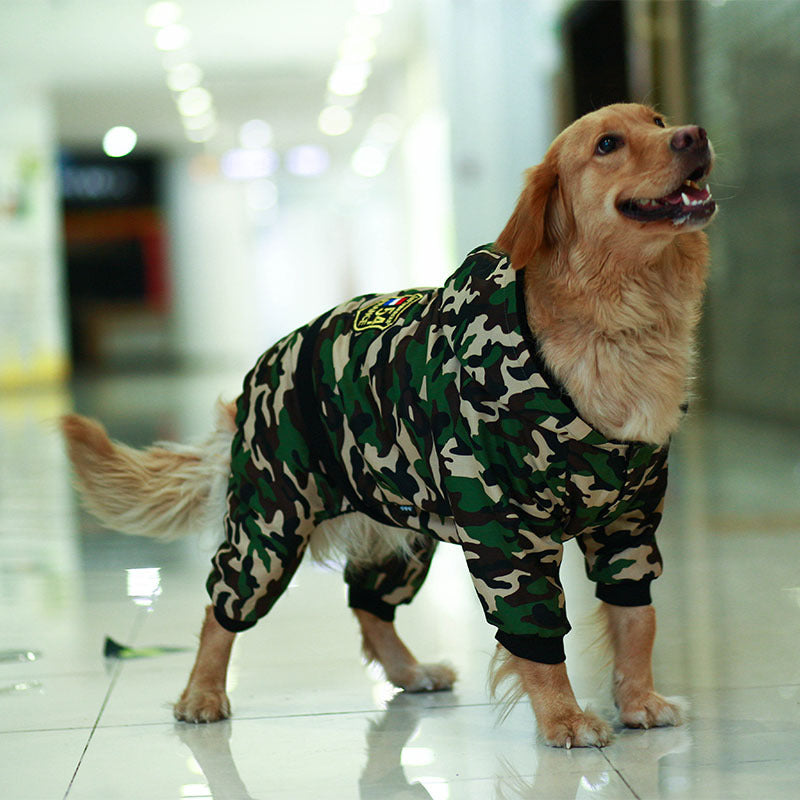 Camouflage Suit For Pet Dog - SNUGGLELOVE