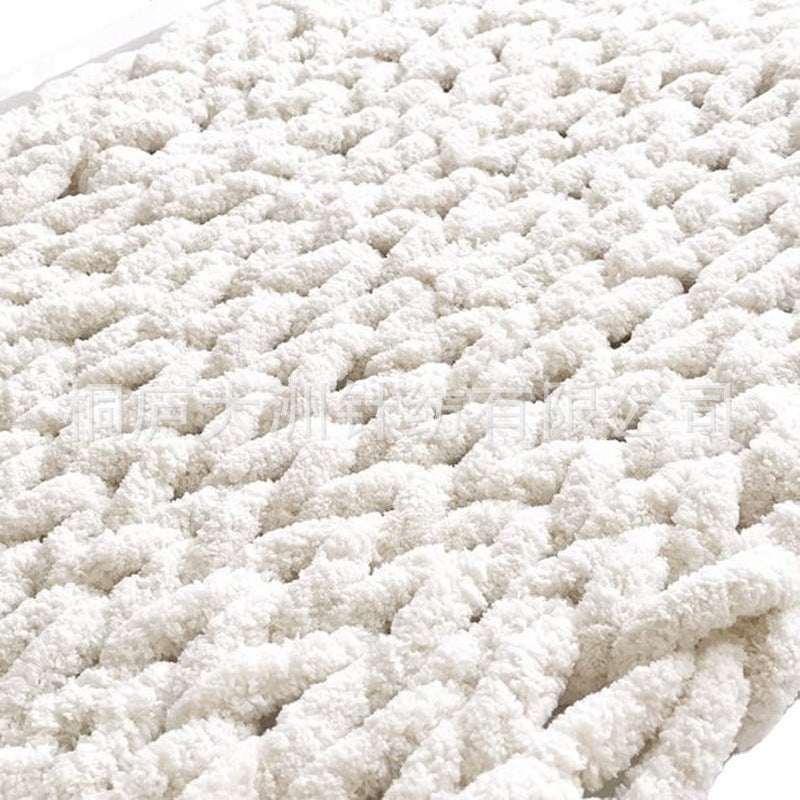 Hand-Knitted Cozy Blanket - SNUGGLELOVE